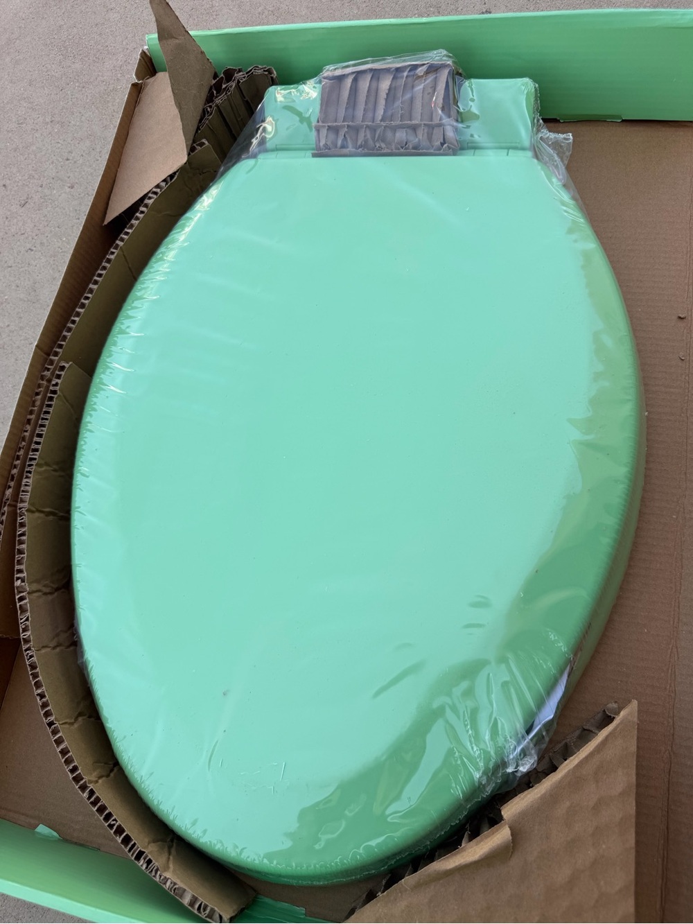 Mint Green Toilet Seat  - Unbranded Comfortable Bath Seat elongated